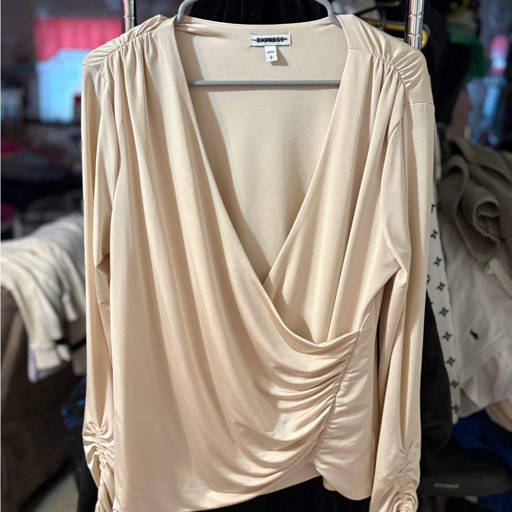 Express Cream Women's Top